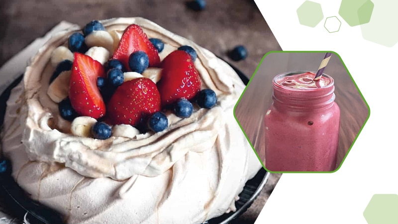 <span>Pavlova-geïnspireerd dessert</span>
