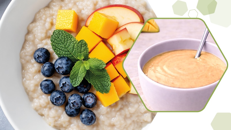 <span>Fruitige gladde granencrème</span>
