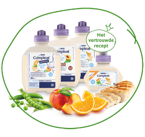 Compleat Nature Mix assortiment en ingrediënten